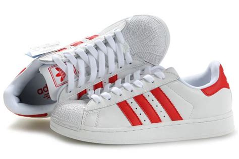 adidas superstar rote streifen|Adidas Superstar schuhe.